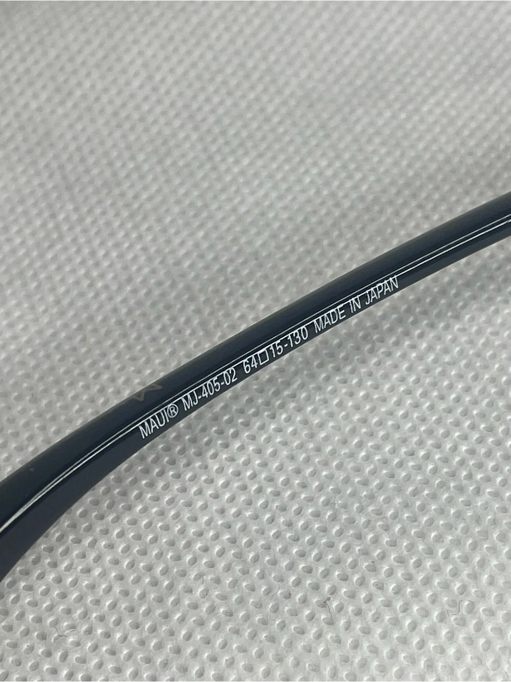 Maui Jim MAKAHA Polarized Sunglasses Triple Black 405-02 64-15-130 Made in Japan
